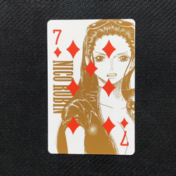 S0400 Nico Robin Japanese One Piece Film Gold Poker Playing Card - Image 1