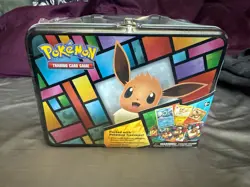 Pokemon TCG Eevee Collector's Treasure Chest Lunchbox Tin NEW/SEALED - Image 1