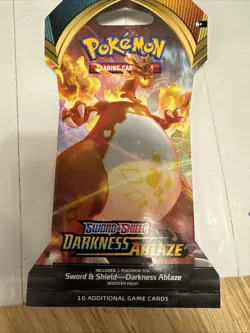 2020 Pokemon Sword & Shield DARKNESS ABLAZE Hanger Booster Pack CHARIZARD NEW 820650807138 - Image 1