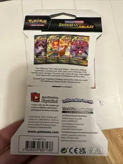 2020 Pokemon Sword & Shield DARKNESS ABLAZE Hanger Booster Pack CHARIZARD NEW 820650807138 - Image 2