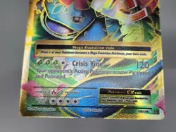 Pokemon M Venusaur EX 100/108 XY Evolutions Ultra Rare Full Art NM sc - Image 2