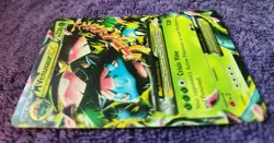 M Blastoise EX 30/146 & M Venusaur EX 2/146 XY Holo Rare Pokemon *NICE* - Image 3