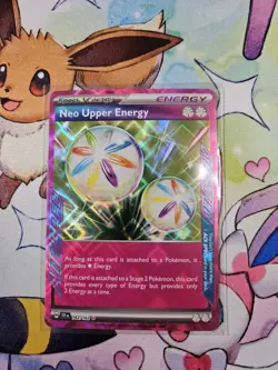 Pokemon TCG Neo Upper Energy 162/162 SV05 Temporal Forces Holo Ace SPEC Eng - Image 1