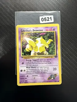 Pokemon Karte Sabrina´s Drowzee 95/132 Englisch Gym Challenge - Image 1