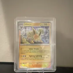 The Pokemon Company Jolteon Master Ball Pattern Holo Rare 029/131 110 HP Eng - Image 1