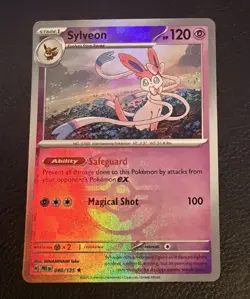 Sylveon (Master Ball Pattern) 040/131 Rare SV: Prismatic Evolutions Pokemon NM/M - Image 1