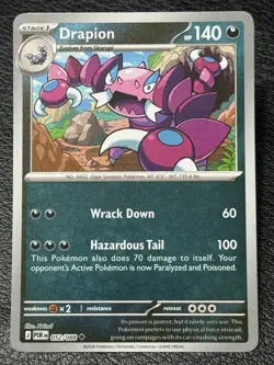 Drapion 052/088 - Reverse Holo - Pokemon TCG: Perfect Order - English NM - Image 1