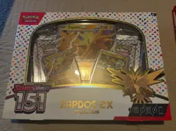 BRAND NEW Pokemon TCG Scarlet & Violet 151 Zapdos EX Box New Factory Sealed - Image 1