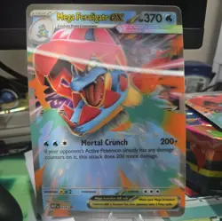 Mega Feraligatr ex 036 PROMO JUMBO LENTICULAR BLACK STAR Ascended Heroes Pokemon - Image 1