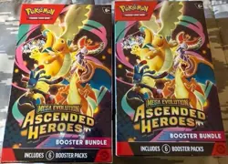 Pokemon TCG Mega Evolution—Ascended Heroes Booster Bundle Box Lot of 2 (2026) - Image 1