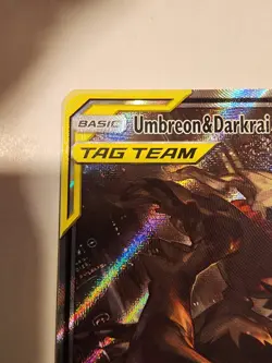 Pokemon Umbreon & Darkrai GX SM241 Alt Art Promo Tag Team Near MINT - Image 2