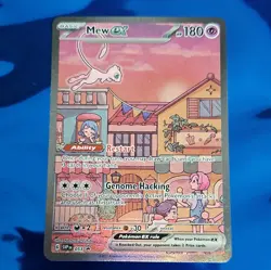 Pokemon TCG Mew EX 053 Holo Black Star Promo Scarlet & Violet 151 MP - Image 1