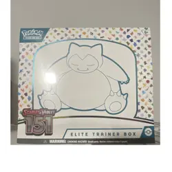 Pokemon Scarlet & Violet 151 Elite Trainer Box Snorlax Pokemon TCG English - Image 1