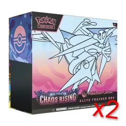 Lot of 2 Chaos Rising Pokemon Center Elite Trainer Box - Image 1