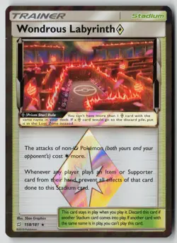 Pokemon TCG SM - Team Up #158/181 Wondrous Labyrinth Prism Star - Image 1