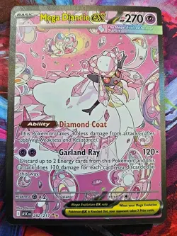 Mega Diancie ex 282/217 Special Illustration Rare Ascended Heroes Pokemon NM - Image 1