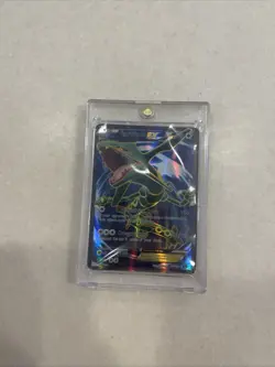 Pokemon TCG Rayquaza EX Full Art Ultra Rare Card Roaring Skies 104/108 - Image 1