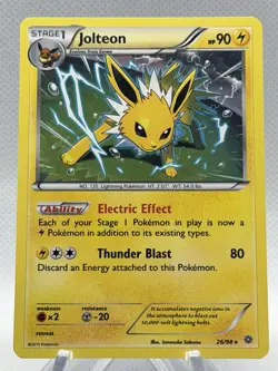 Jolteon 026/098 Ancient Origins Cosmos Holo Pokemon TCG - Image 1