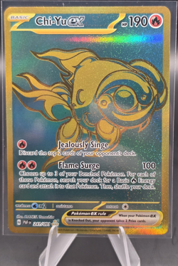 The Pokemon Company Chi-Yu ex 241/091 Hyper Rare Full Art Holo Paldean Fates EN - Image 1
