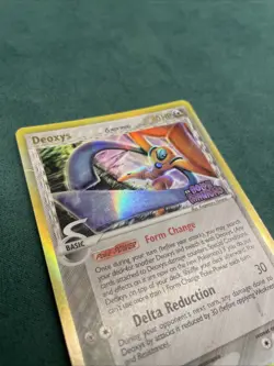 Pokemon Card Deoxys EX Holon Phantoms Reverse Holo Rare 4/110 Moderately Played - Image 4