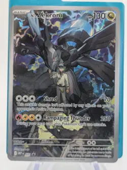 Pokemon N’s Zekrom Mega Evolution Promo #031 Full Art Promo *SEALED* - Image 1