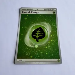 Pokemon TCG 151 Cosmos Holo Grass Energy 001 *4 Swirls* Pack Fresh / NM - Image 1