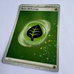 Pokemon TCG 151 Cosmos Holo Grass Energy 001 *4 Swirls* Pack Fresh / NM - Image 3