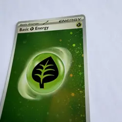 Pokemon TCG 151 Cosmos Holo Grass Energy 001 *4 Swirls* Pack Fresh / NM - Image 5