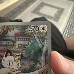 Pokemon TCG Meowth 106/094 Phantasmal Flames Illustration Rare Near Mint NM - Image 3