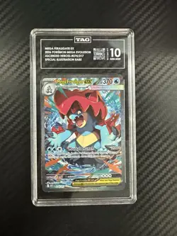 2026 Pokemon: Ascended Heroes: Mega Feraligatr Ex 274/217 TAG 10 GEM MINT - Image 3