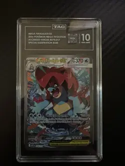 2026 Pokemon: Ascended Heroes: Mega Feraligatr Ex 274/217 TAG 10 GEM MINT - Image 4
