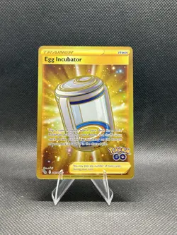Egg Incubator 087/078 Pokemon GO Secret Rare Gold Holo Full Art - Image 1