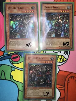 3x Exiled Force - MP/LP - LOD-023 - 1st Edition - Super Rare - Yu-Gi-Oh! TCG - Image 1
