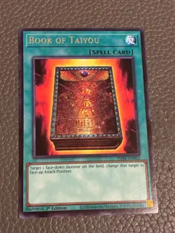 YuGiOh Book of Taiyou Super Rare 1st Edition - Image 1