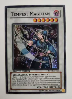 Tempest Magician SOVR-ENSE1 Stardust Overdrive Limited Super Rare LP #2 - Image 1