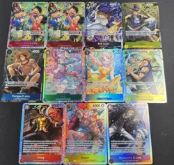 One Piece Card Game OP-13-15 252-Card UNSORTED Lot SR’s/Promos/Bulk - Image 1