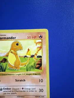 🔥 Charmander 46/132 Base Set Shadowless - LP WoTC Vintage Pokemon TCG Card - Image 4