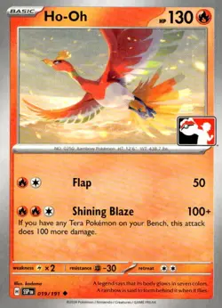 Ho-Oh 019/191 Uncommon Prize Pack Series Cards Pokemon Near Mint - Image 1