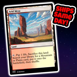 Arid Mesa - Custom Art Magic: The Gathering Playtest Card - Commander EDH - Image 1