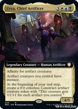 Urza, Chief Artificer (Extended Art) [BRC - 49] - NM TCG MTG - Image 1