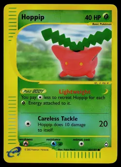 Pokemon Card - Hoppip Aquapolis 83/147 Common Reverse Holo - Image 1