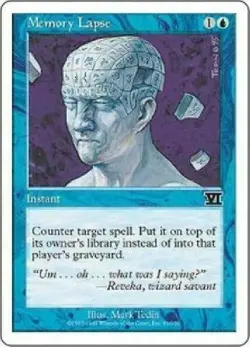 Memory Lapse x4 6th edition MtG NM - Image 1