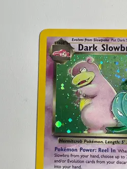 Pokemon Dark Slowbro 12/82 Holo Rare Team Rocket NM/LP - Image 2