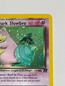 Pokemon Dark Slowbro 12/82 Holo Rare Team Rocket NM/LP - Image 3