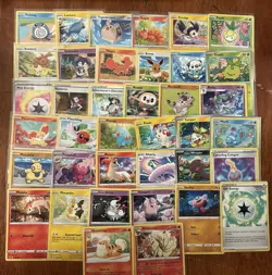 38 Cute and Girly Pokemon TCG Card Lot - Image 1