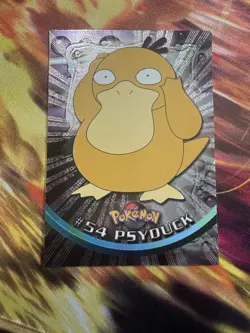 Topps Pokemon #54 Psyduck HOLO/FOIL CARD - TV Animation Edition, 1999 - Image 1