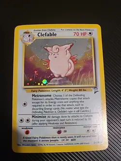 Clefable - 5/130 - Pokemon Base Set 2 Holo Rare Vintage WOTC NM/LP - Image 1