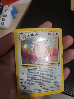 Clefable - 5/130 - Pokemon Base Set 2 Holo Rare Vintage WOTC NM/LP - Image 3