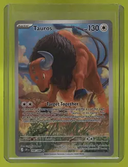 Pokemon Mega Evolution Chaos Rising Tauros Illustration Rare #096/086 Near Mint - Image 1