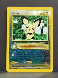Pokemon PICHU # 35 Black Star Promo - Image 1